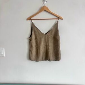 Elegant Tan Women's Top